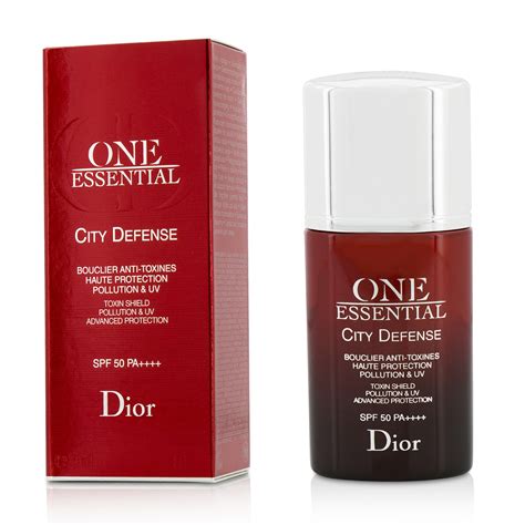 dior city defense spf 50|One Essential City defense toxin shield pollution & uv advanced .